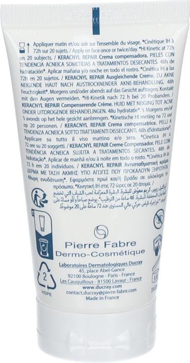 Actual product image Pierre Fabre Ducray Keracnyl Repair Cre (50 ml, 24h cream)