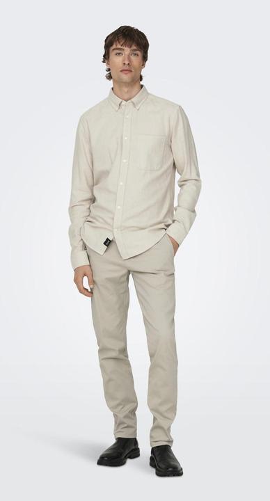 Produktbild Only & Sons Einfarbiges Langarmhemd (XS)