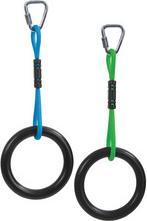 Actual product image Schildkröt 970714 - Junle Ring Set, gymnastic rings, jungle line obstacle, ninja rings
