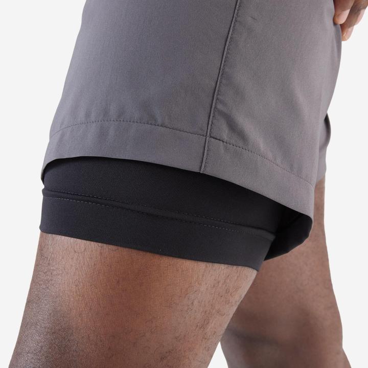Produktbild Kalenji Short de running respirant Homme - KIPRUN Run 500 Dry Gris (S)