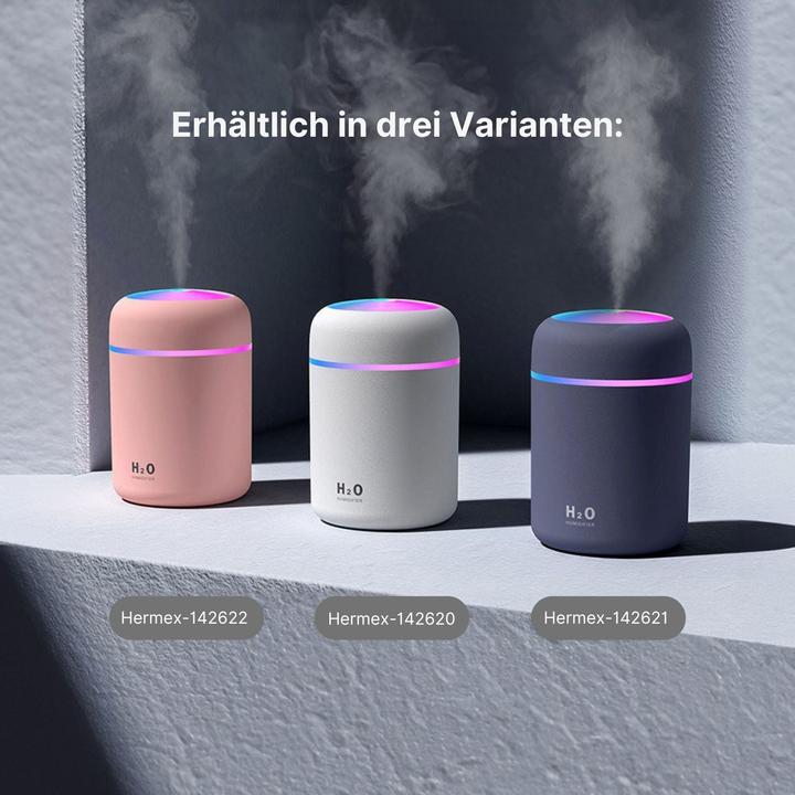 Produktbild Hermex Tragbarer Luftbefeuchter Mini-Luftbefeuchter Ultraschall Diffusor