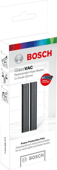 Image du produit Bosch Home & Garden Balais d'essuie-glace de rechange petits pour GlassVAC