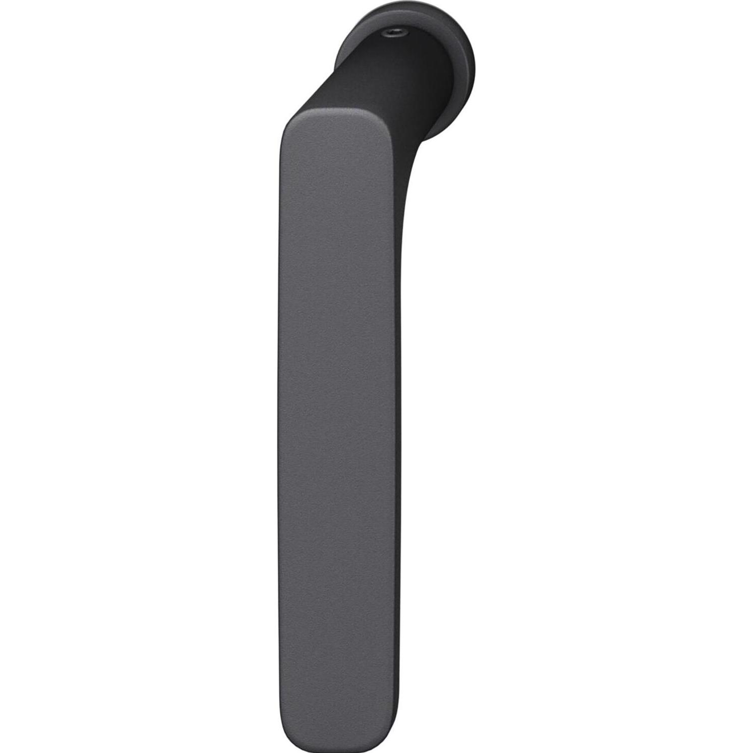 FSB, Türgriff + Fenstergriff, Fenster-Steckgriff 34 1289 minimalistisch, Aluminium schwarz matt (Türgriff)