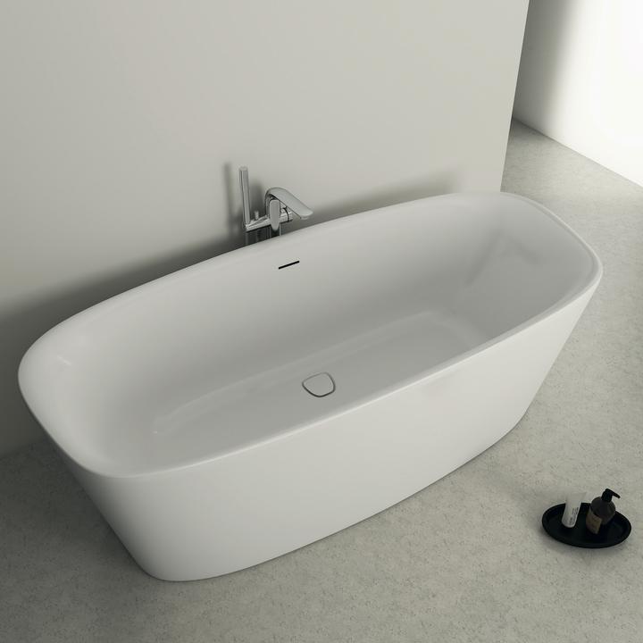 Image du produit Ideal Standard Baignoire ovale Dea 80 x 180 cm blanc alpin lisse E306701 (220 l, 180 cm, 80 cm)