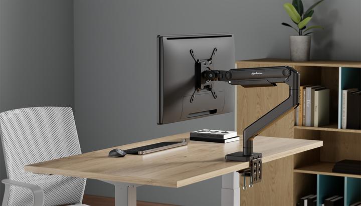 Immagine prodotto Manhattan Supporto da scrivania con molla meccanica e capacità di carico particolarmente elevata per un (Tavolo, 49", 20 kg)