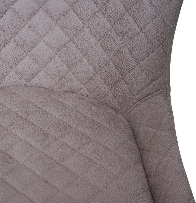 Produktbild Swisshandel24 Barhocker HWC-H79, Barstuhl Tresenhocker, Vintage Metall Fussablage Stoff/Textil grau