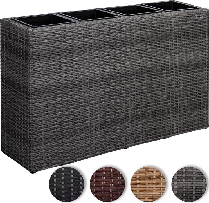 Actual product image Stilista 4 planter grey