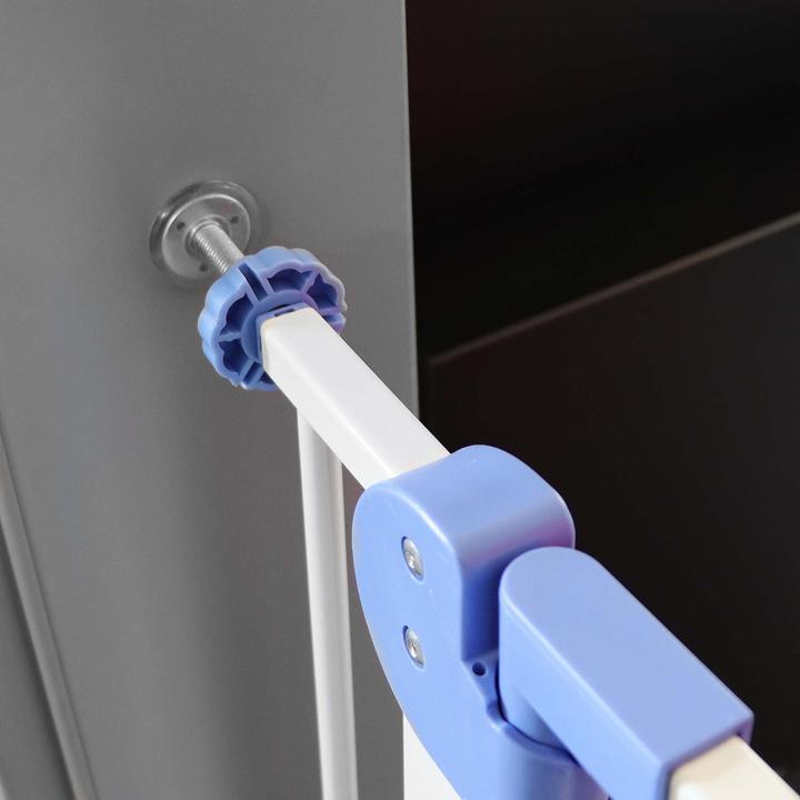 Immagine prodotto Wiltec Cancello per scale regolabile Toboli 75-82 cm Cancello di sicurezza per porte