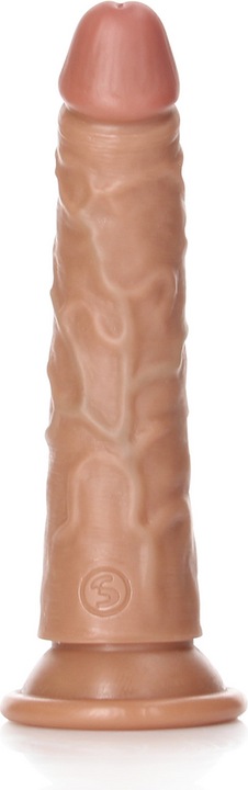 Actual product image RealRock Slim Realistic Dildo with Suction Cup - 6"/ 15,5 cm