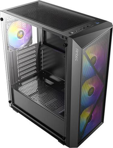 Image du produit Antec Boitier Moyen Tour Atx Ax67 RGB Avec Panneau Vitré (Noir) (ITX, mATX, ATX)
