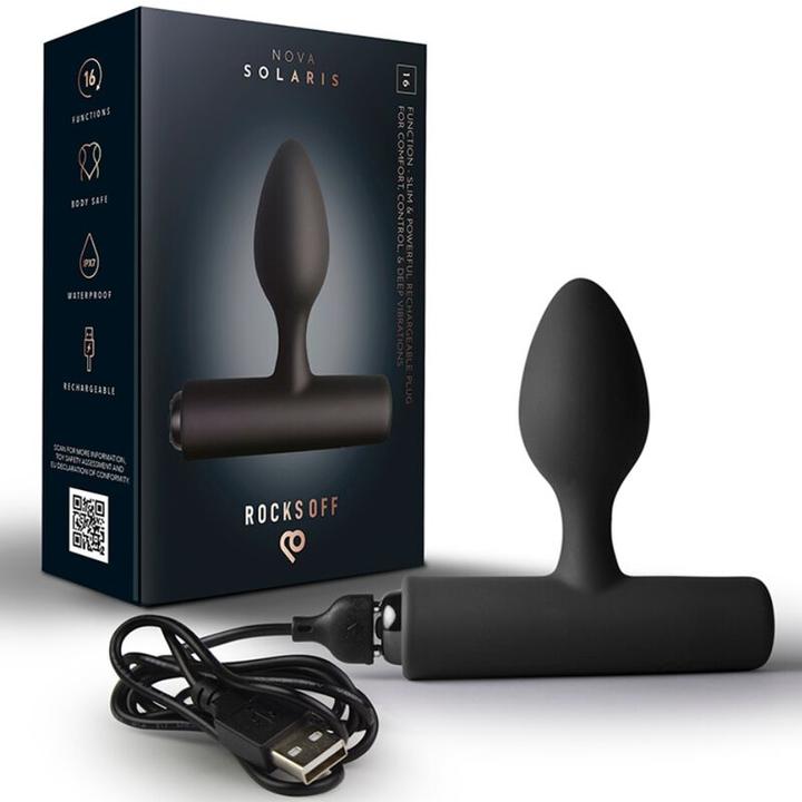 Produktbild Rocks-Off - Wiederaufladbarer Mini-Zauberstab Mit 16 Funktionen, Pfingstrosenrosa