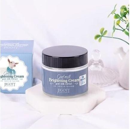 Actual product image Jigott Goat Milk Brightening Cream 70ml (70 ml, Face toner)