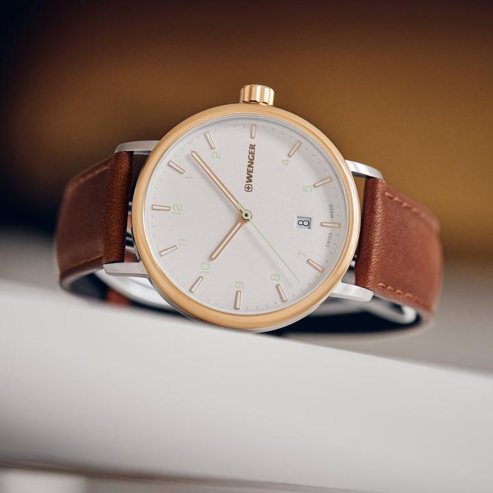 Immagine prodotto Wenger Classico urbano (Orologio da polso analogico, Fatto in Svizzera, 40 mm)