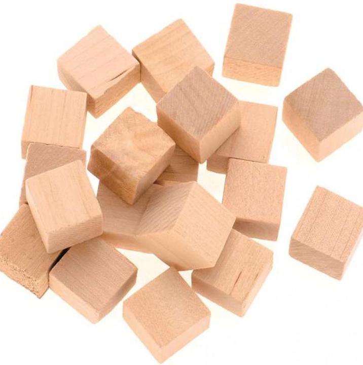 Actual product image Glorex Wooden cube