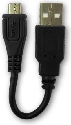 Qoltec Adapter USB A męski | micro USB B męski | 0.1m (0.10 m, USB 2.0)