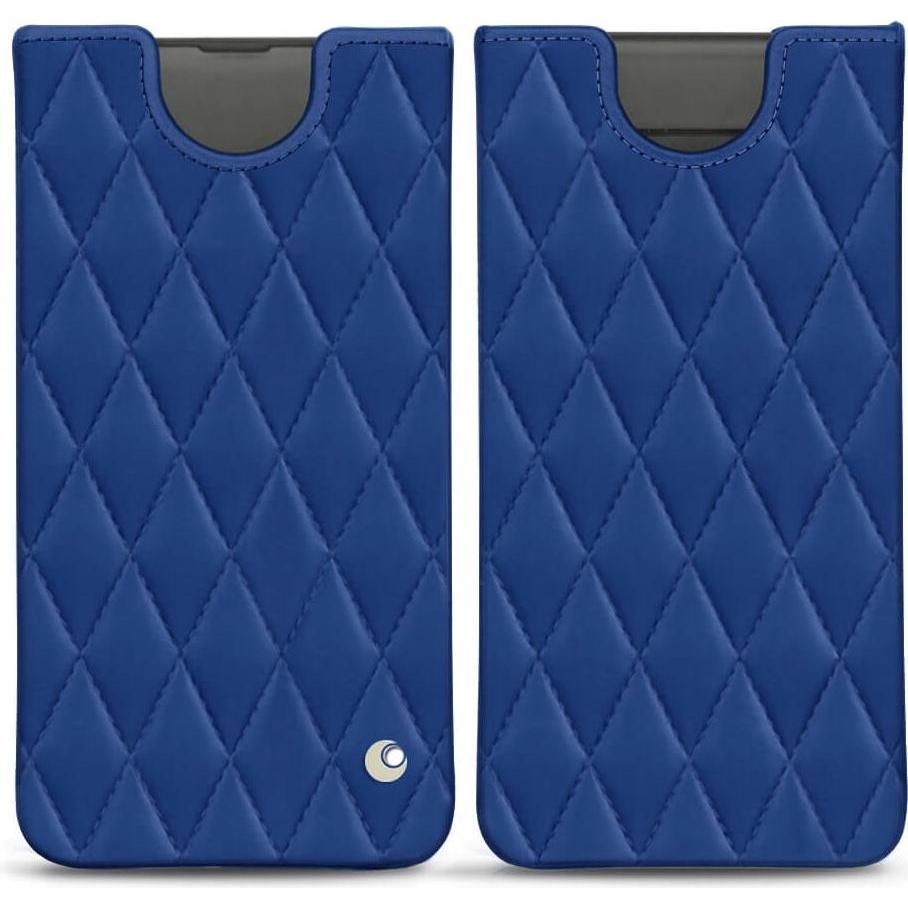 Noreve Lederschutzhülle (Samsung Galaxy S10+), Smartphone Hülle, Blau