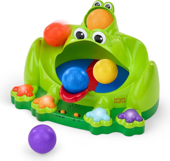 Immagine prodotto Bright Starts Poppin' Ball Frog Boldspil (Francese, Inglese, Italiano, Olandese, Polacco, Spagnolo, Tedesco)
