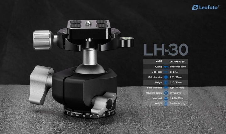 Actual product image Leofoto LS-255C Set (Carbon, Metal)