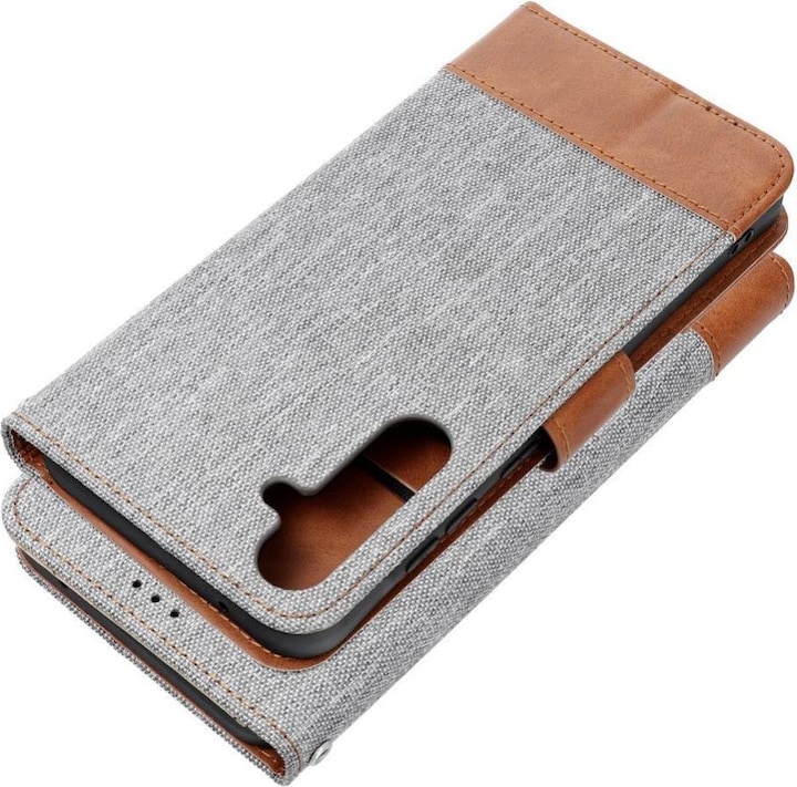 Produktbild OEM Book case JEANS Book for SAMSUNG A20e gray (Samsung A20)