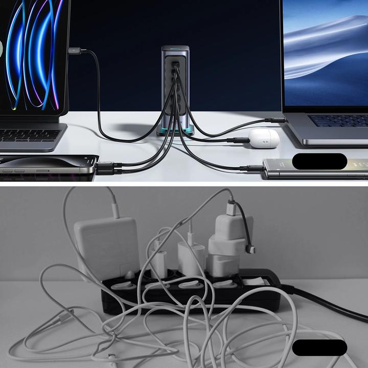 Image du produit Joyroom 6 in 1 Multi USB charger (65 W, 6 ports)