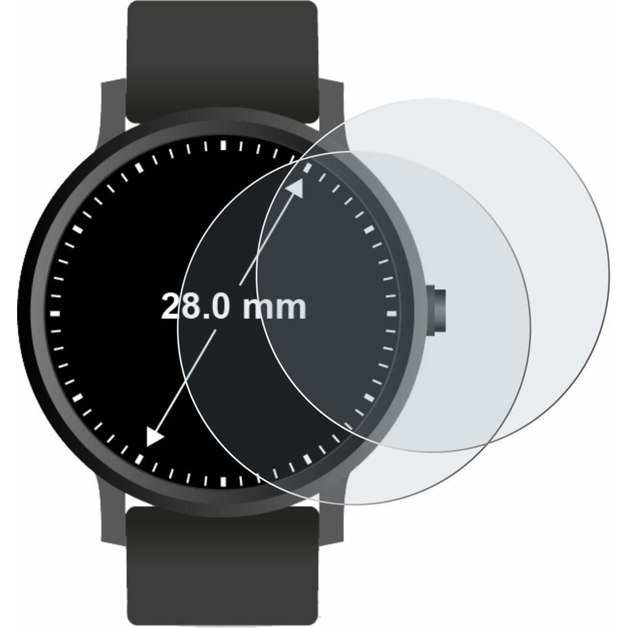 Thumbnail - BROTECT Entspiegelungs-Schutzfolie Displayschutz Matt, Smartwatch Schutzfolie, Schwarz