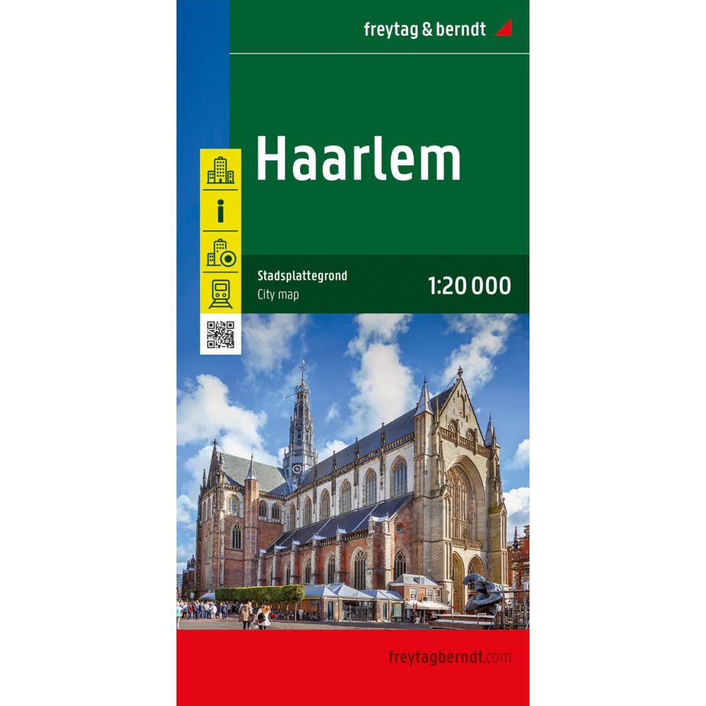 Haarlem, Stadtplan 1:20.000, freytag &, Landkarte