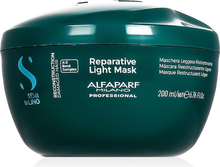 Actual product image Alfaparf Milano Semi Di Lino Reconstruction Reparative Light Mask 200 Ml (200 ml)