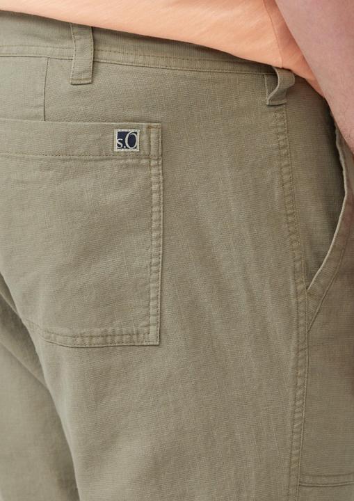 Actual product image S.Oliver Hose Detroit: Cropped-Hose aus Leinenmix im Relaxed Fit (W44/L32)