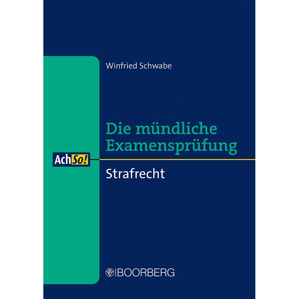 Strafrecht, Fachbücher von Winfried Schwabe