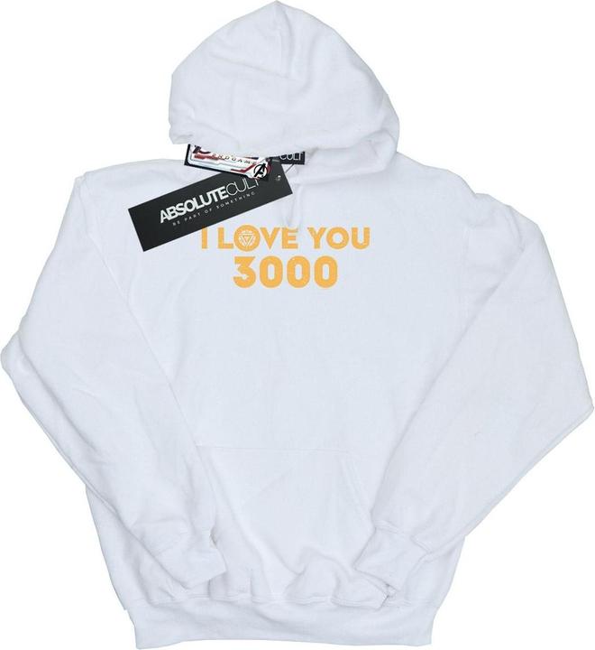 Immagine prodotto Avengers Endgame I Love You 3000 Arc Reactor Felpa con Cappuccio Ragazzi (152, 158)