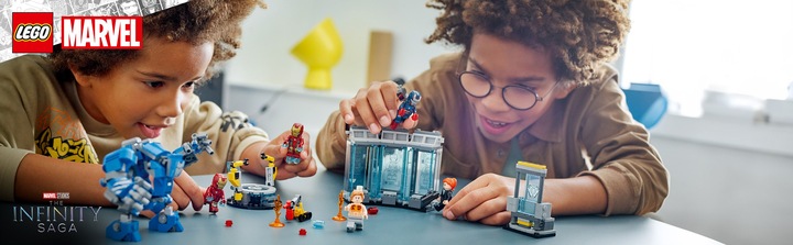 Image du produit LEGO Le laboratoire d'Iron Man : la salle des armures (76315, LEGO Super Mario)