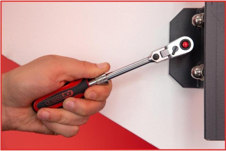 Actual product image KS Tools 1/4" SlimPOWER telescopic joint reversible ratchet (1/4")