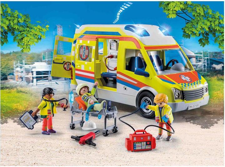 Produktbild Playmobil Rettungswagen mit Licht und Sound (71202, Playmobil City Life)