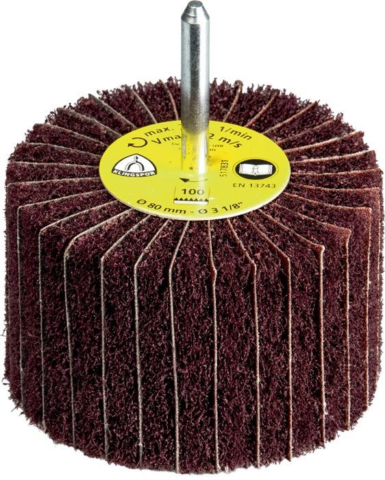 Produktbild Klingspor Fächerschleifer NCS 600 Ø50xH30mm Körnung 100 Korund Schaft-Ø 6 mm (100)