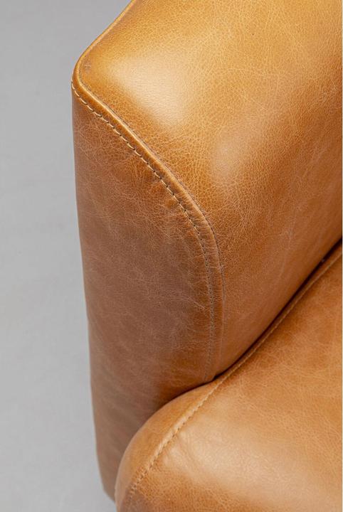 Actual product image Kare Design Armchair Cigar Lounge Smart leather light brown