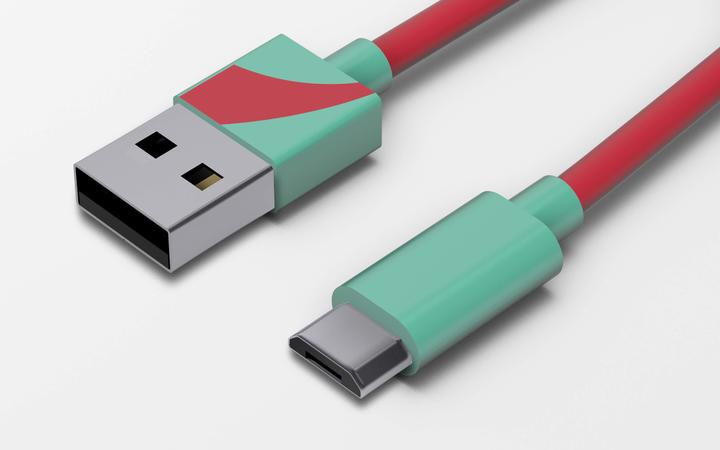 Tribe Line - Microusb Cables - 1,2 M (4ft.) - Acquamarina (1.20 m, USB 2.0)