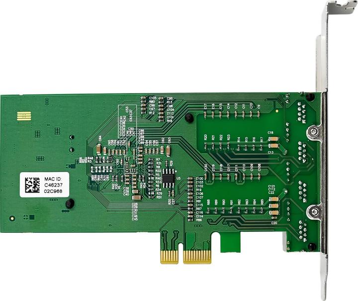 Actual product image InLine Quad Gigabit Netzwerkkarte (Mini PCI Express)