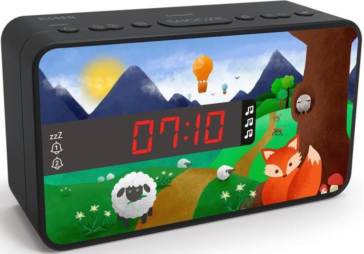 Actual product image Bigben Dual Alarm Clock R16 - Stories