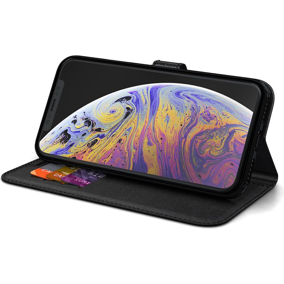 Thumbnail - BeHello Wallet Case FlipHülle für Mobiltelefon Kunststoff, Thermoplastische (Apple iPhone XS Max), Smartphone Hülle, Sch...