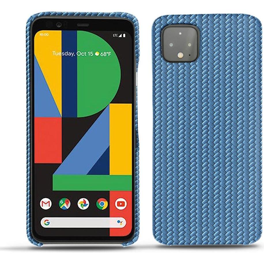 Noreve Lederschutzhülle (Google Pixel 4 XL), Smartphone Hülle, Blau
