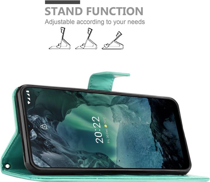 Image du produit Cadorabo Housse Flower Book pour Nokia G11 / G21 (Nokia G11, Nokia G21)