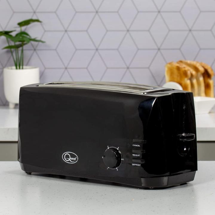 Produktbild Quest 4-Scheiben Langschlitz-Toaster mit Auftaufunktion