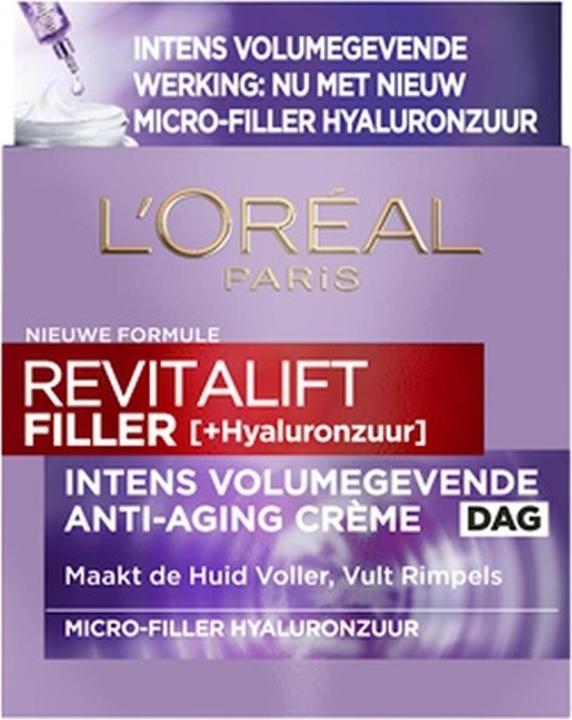 Actual product image L'Oréal Paris Revitalift Filler Day Cream 50ml Anti Wrinkle (50 ml, Day cream)