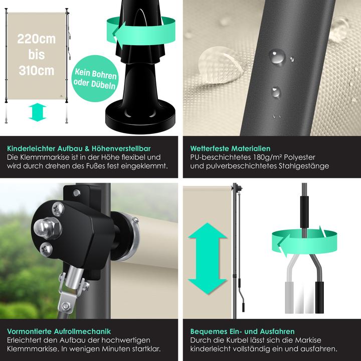 Produktbild Kesser Senkrechtmarkis (2 m)