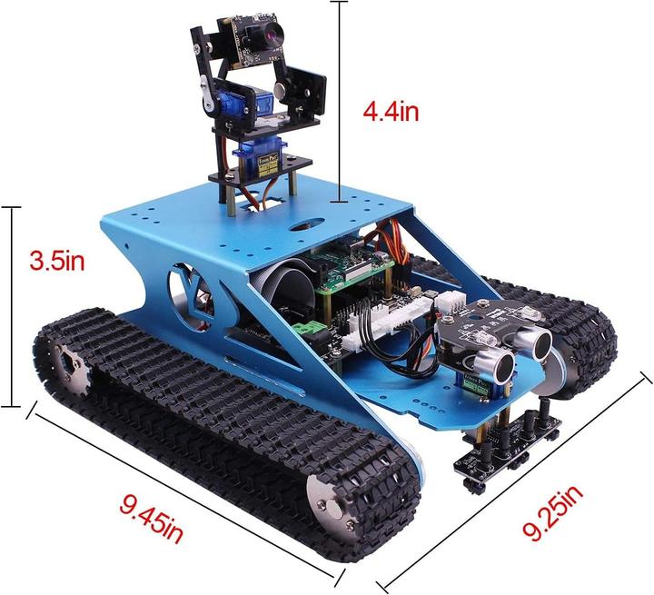 Produktbild micro:bit Raspberry Pi KI-Panzerroboter-Kit mit Kamera