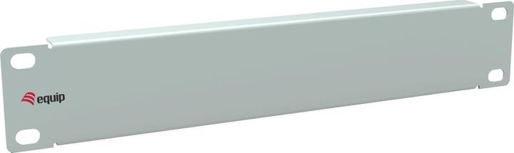 Actual product image equip Cable entry 10" 1U blind cover white