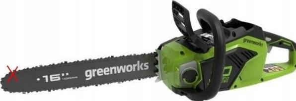Image du produit Greenworks GD40CS18K2X (Tronçonneuse à batterie)