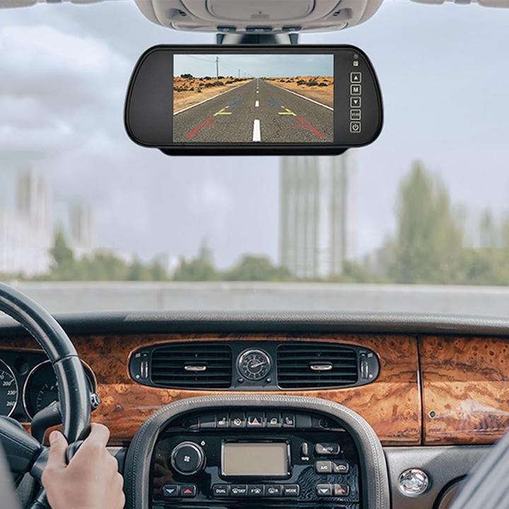 Produktbild Cocar Rückfahrkamera Spiegelmonitor mit Parkhilfslinien