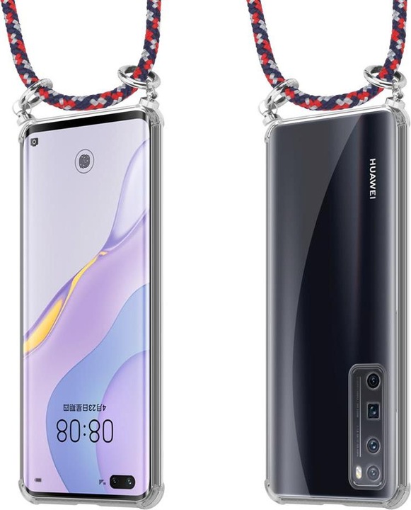 Produktbild Cadorabo TPU Handy Kette SILBER Cover