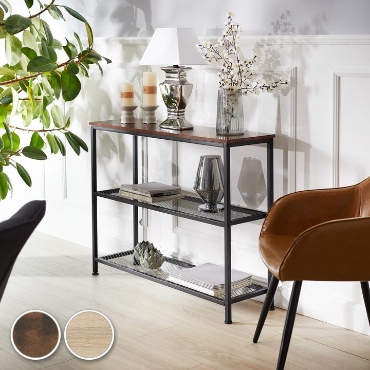 Produktbild tectake Konsolentisch Bristol 100x30x81cm (100 x 30 x 81 cm)